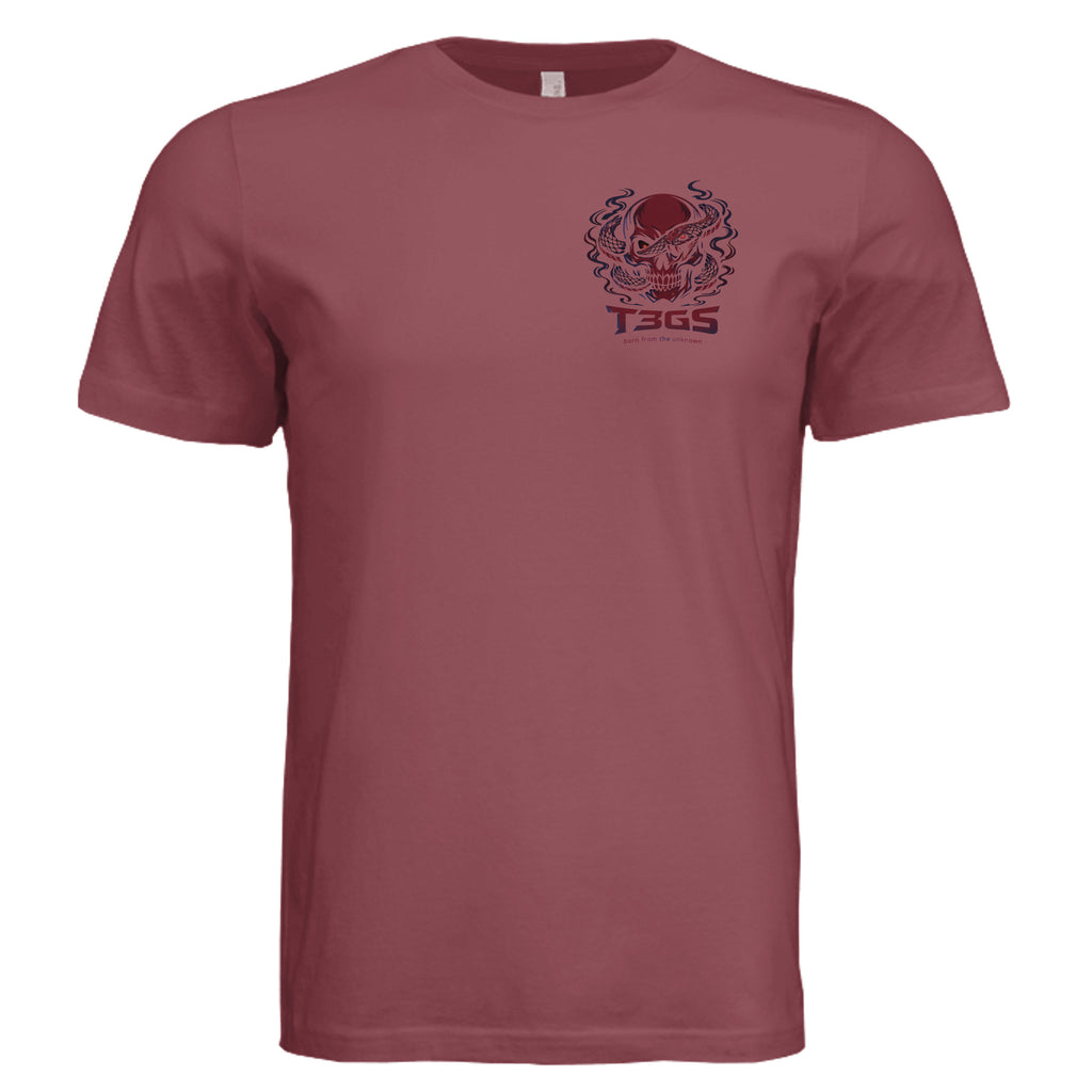 Solid Maroon Triblend - 3413C - FRONT