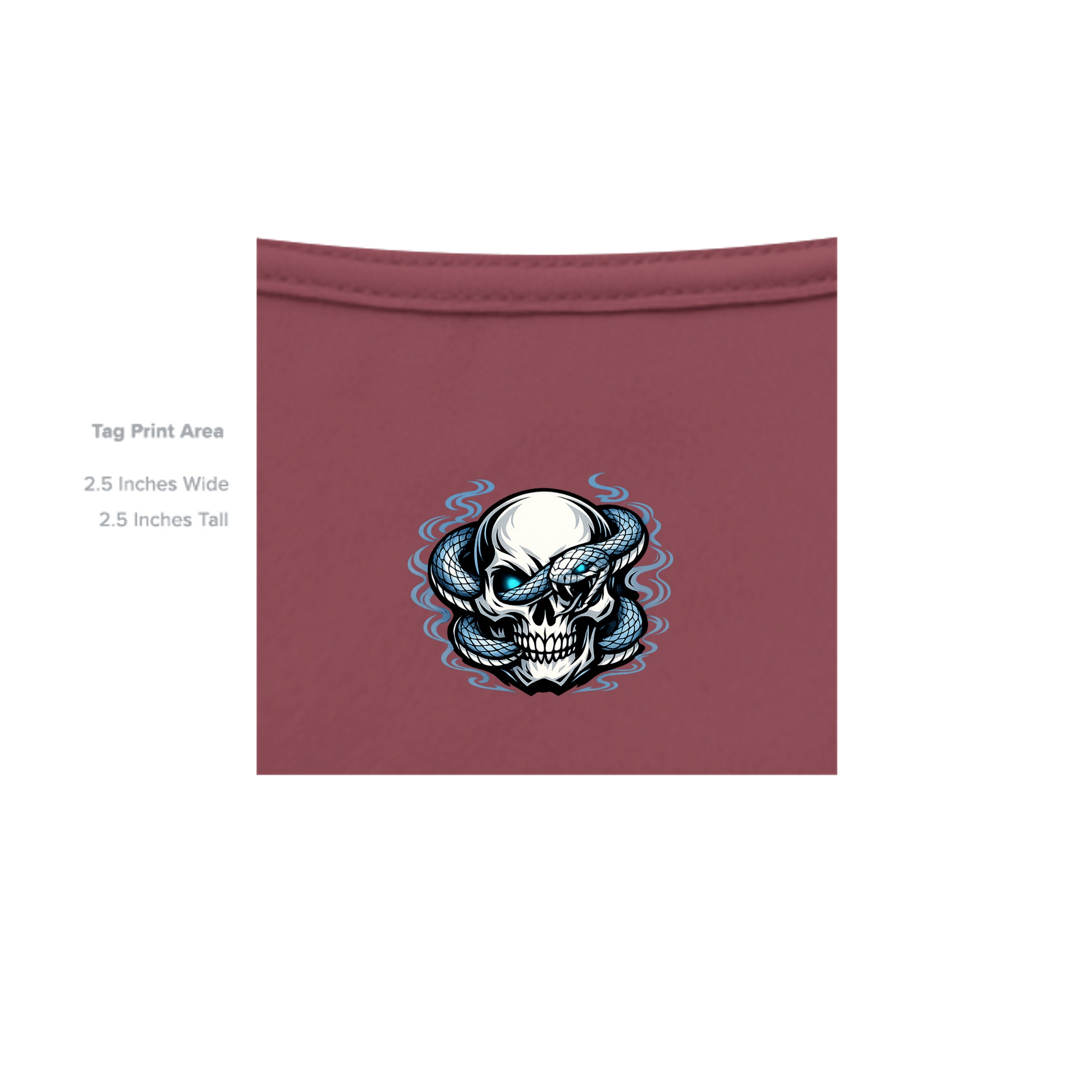 Solid Maroon Triblend - 3413C - INSIDE_TAG_LINE
