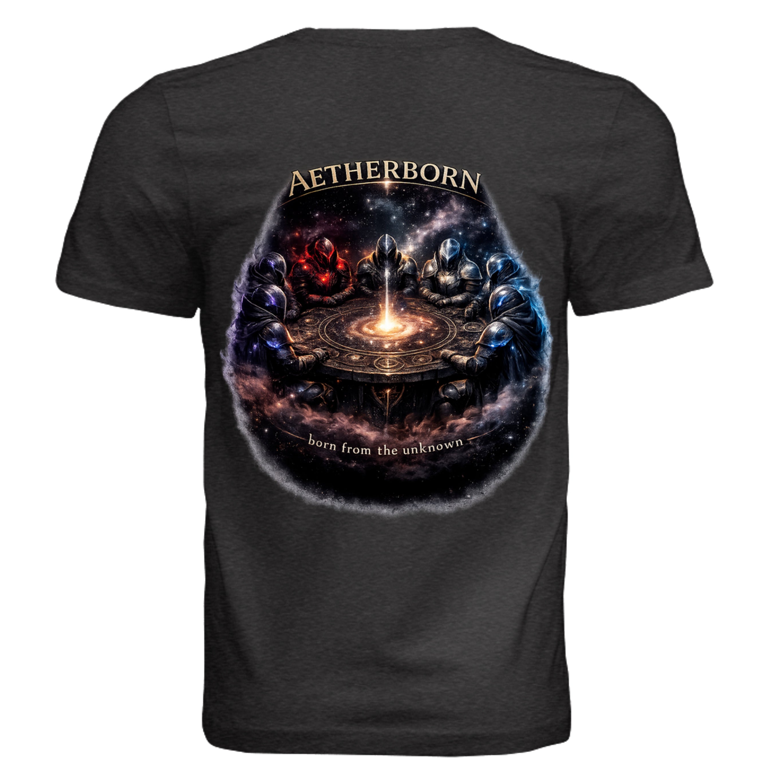 BLK HTHR TRIBLND - 3413C - BACK