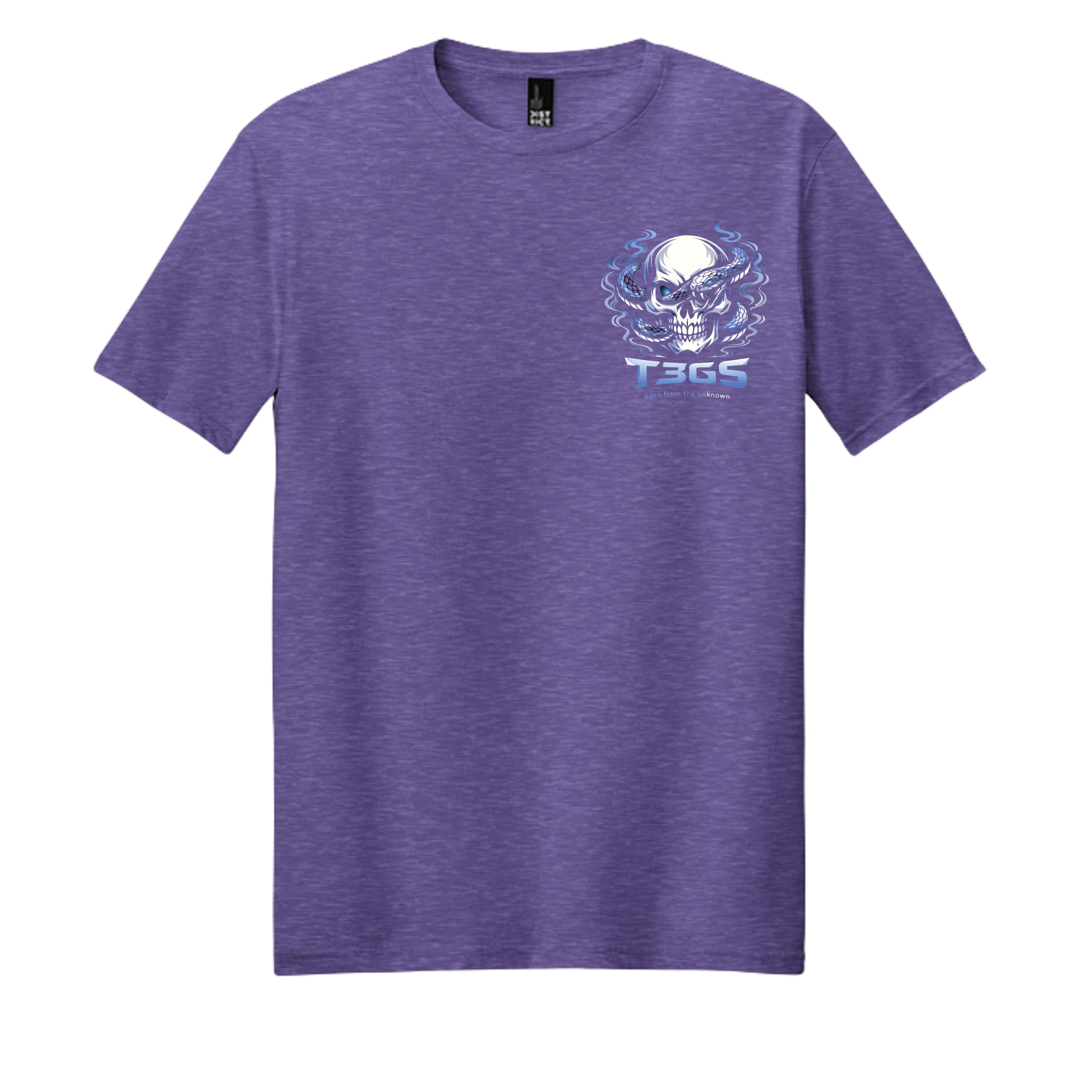 Electric Purple Heather - DM108 - FRONT