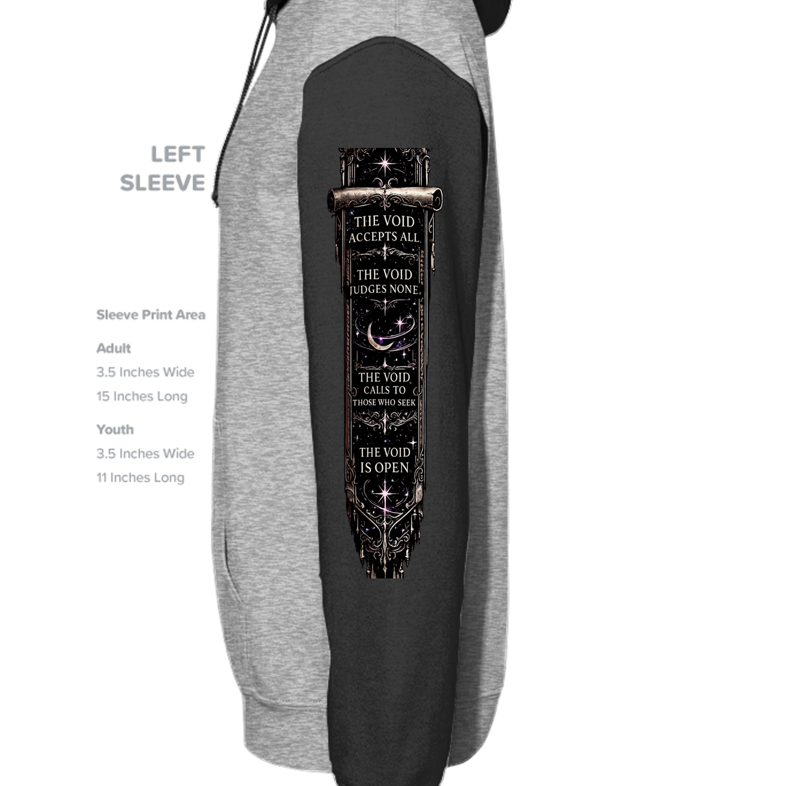 Grey Heather/ Black - IND4000 - SLEEVE_LEFT